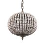 BRAND NEW Vintage country ball nature wooden bead pendant lights 220V led hanging lamp Image 5