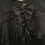 KARTA Stunning Black Longsleeve Cocktail Dress Size L! Image 3