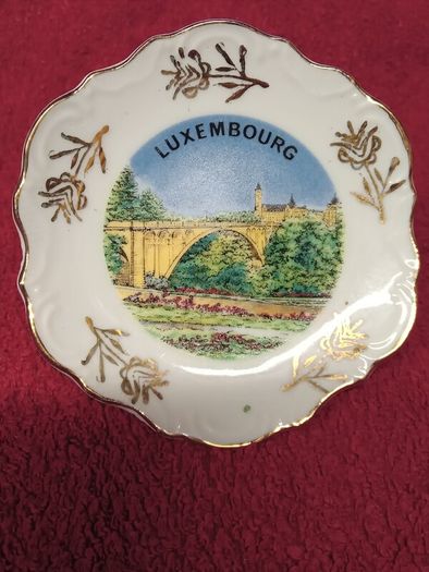Decorative Dish / Souvenir Plate / Luxembourg