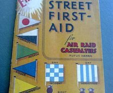 Emergency street first aid for air raid casualties World War 2 1942