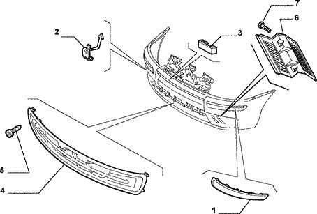 RH Bumper Moulding (Fiat Punto)