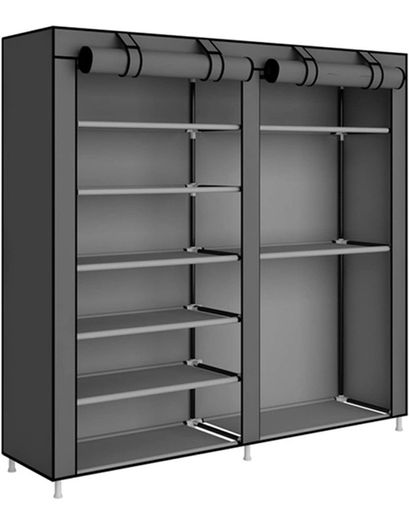 Shoe Rack Shoe Storage Boot Style Hode up to 27 Pairs Shoes With Non-woven Fabric Cover,Grey MULTIPLE COLOURS AVAILABLE (FREE POSTAGE)