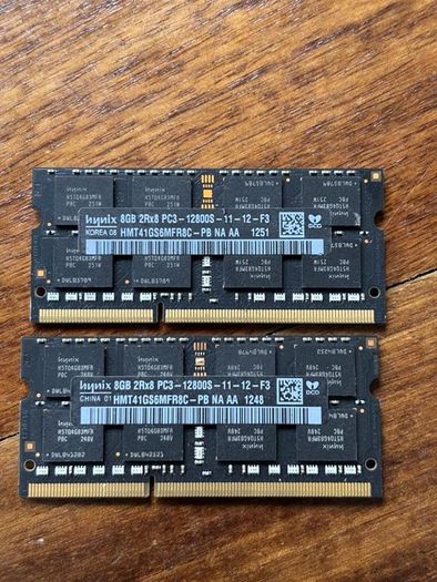 16GB DDR3 2x8GB Sk Hynix 1600mhz
