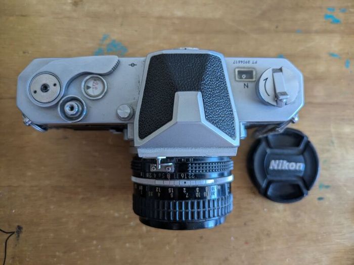 Nikkormat FTn 35mm film camera & 50mm lens