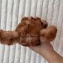 Little Town Brown Puppy Plush with Pink Nose approx. 18cm. Used Please see photos Image 8