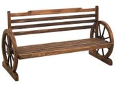 Garden Bench 142 cm Solid Firwood