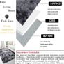 MULTIPLE SIZES/COLOURS AVAILABLE Rug For Living Room Bedroom Soft Shaggy Tie Dye Area Rugs Plush Fluffy Non Slip Living Room Rug Indoor Home Kidsroom Decor Carpet (DarkGrey, 120x160cm) Image 5