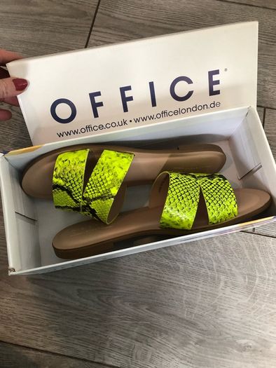 Brand new sandals from office.