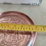 Vintage Solid Copper Decorative Plate Persian Islamic Image 8