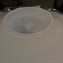 Vintage Large Lavorazione Arte Murano Hand Blown Glass Bowl Image 5