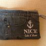 Brand new, denim NICE vanity bag Image 2