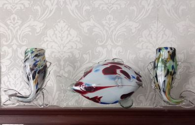 Murano glass garniture