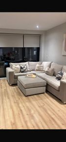 Sofa & footstool