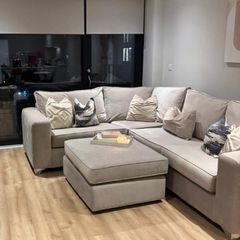 Sofa & footstool