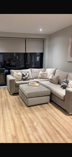 Sofa & footstool