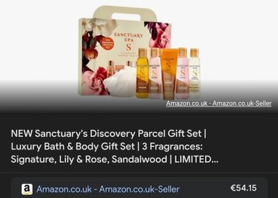 Sanctuary Spa Discovery Pamper Parcel Postage Included