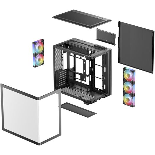 deepcool cg590u 5f curved panoramic case
