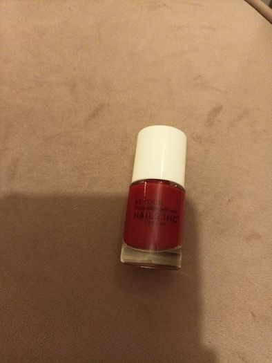 Nails inc red nail polish