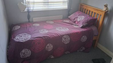 New Single bed and orthopaedic mattress