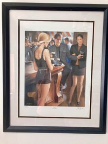 Complete set of 7 Ted Jones 'Seven Deadly Sins' limited edition Prints