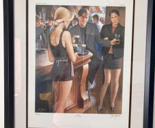 Complete set of 7 Ted Jones 'Seven Deadly Sins' limited edition Prints