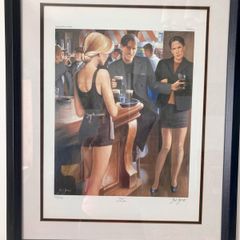 Complete set of 7 Ted Jones 'Seven Deadly Sins' limited edition Prints