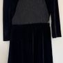 Maje Remano Lace Inset Velvet Dress Image 6