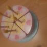 Wooden Cake, candles, knife and plate set Image 2