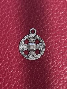 Small Vintage Silver Maltese Cross Pendant