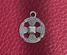 Small Vintage Silver Maltese Cross Pendant