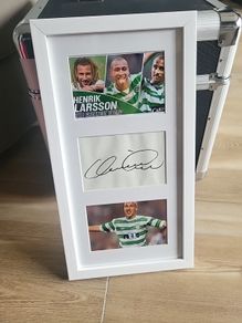 Hendrik Larsson autographed picture