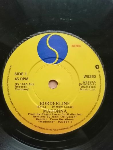 MADONNA / Borderline - 7 Inch Single / Vinyl Record