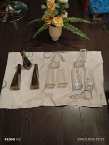 table flower vases Large amount if required
