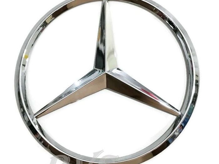 New For Mercedes Benz Chrome Star Trunk Emblem Badge 90mm Sticker