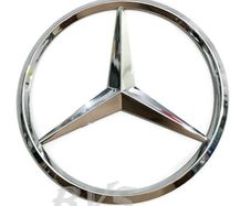 New For Mercedes Benz Chrome Star Trunk Emblem Badge 90mm Sticker
