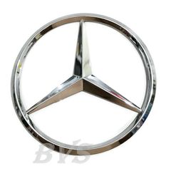 New For Mercedes Benz Chrome Star Trunk Emblem Badge 90mm Sticker