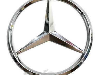 New For Mercedes Benz Chrome Star Trunk Emblem Badge 90mm Sticker