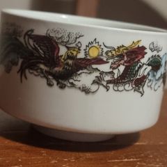Vintage Grindley sugar bowl with dragon design
