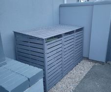 Wheelie Bin Storage 3 Bay