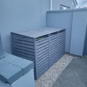 Wheelie Bin Storage 3 Bay