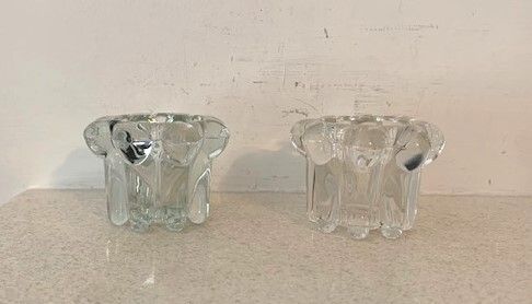 Vintage Atomic Bubble Candle Holders VMC Reims