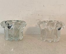 Vintage Atomic Bubble Candle Holders VMC Reims