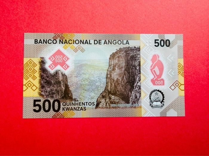 Angola. 500  Kwanzas . 2020 Pick  161a Polymer / Plastic ( Uncirculated )