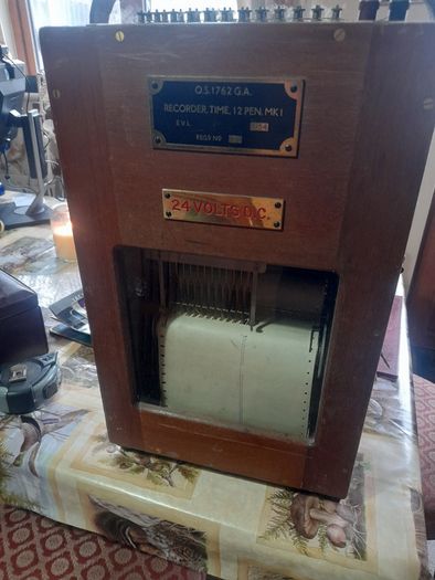 A Beautiful Large Very Heavy Antique Time Recorder For Sale in ...