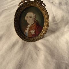 Miniature Watercolour Portrait of Louis XVI - Circa 1800's