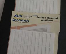 2 x Surface Mounted Ventilators