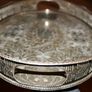 Silver Plated Tray and Bowl Image 5