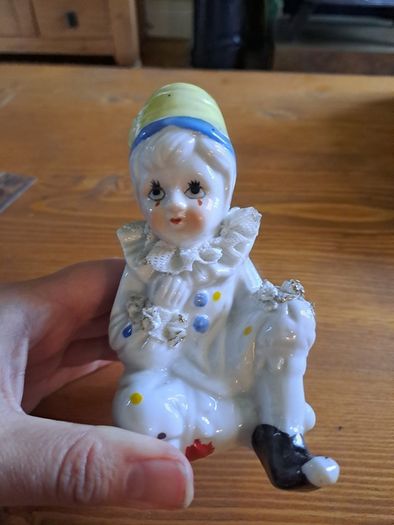 Vintage Sophia Ann clown figurine