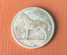 Irish silver half crown