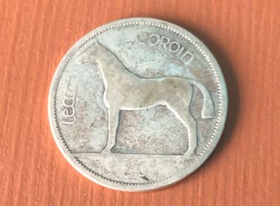 Irish silver half crown